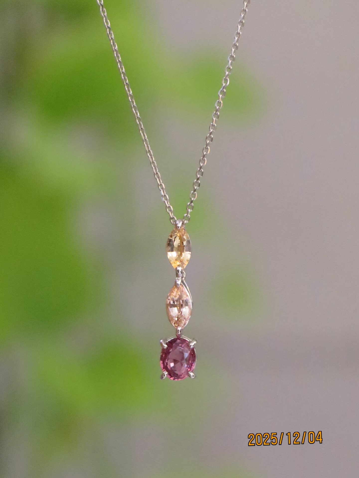 After 海外でご購入されたサファイアのルースをペンダントへ